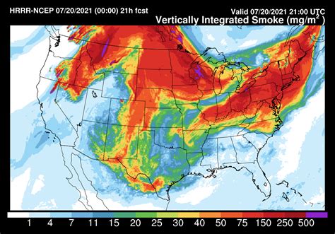 The View From Space as Wildfire Smoke Smothers Large Swaths of North ...