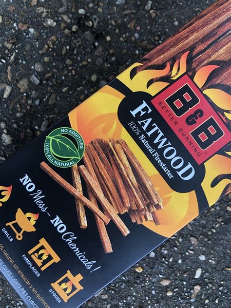 Fatwood Fire Starter Sticks From B&B Charcoal – Extraordinary BBQ