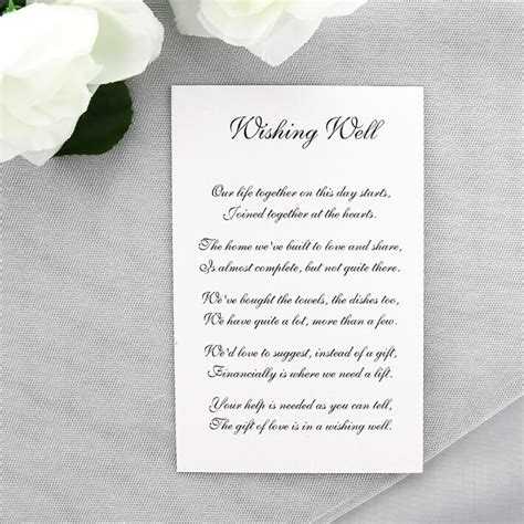 Wishing Well Wedding Card | Red Rose Invitations