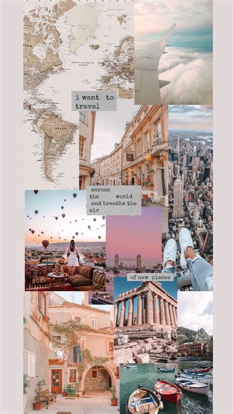 Travel Collage | Travel collage, Iphone wallpaper travel, Travel wallpaper