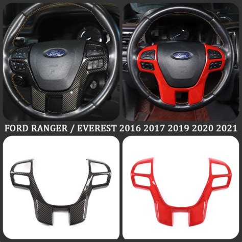 For Ranger Everest Steering Wheel Frame Decoration Cover Trim for Ford ...