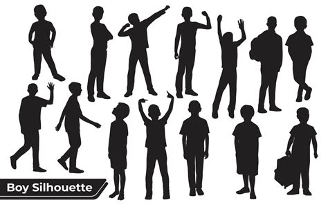 Kids Silhouette Vector Art, Icons, and Graphics for Free Download