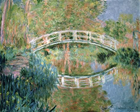 The Japanese Bridge by Claude Monet