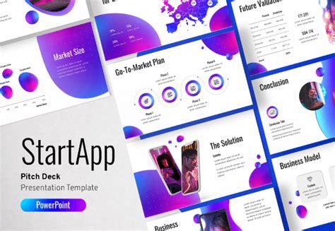 Pitch Deck PowerPoint Presentation Template - Graphue