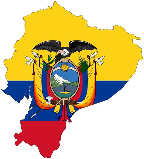 Ecuador Flag Map • Mapsof.net