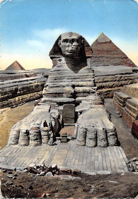 BT13644 The great Sphinx of Giza Egypt | Africa - Egypt, Postcard ...