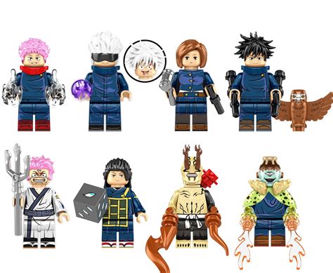 Jujutsu Kaisen Character Minifigures Compatible Lego Japan Cartoon Set