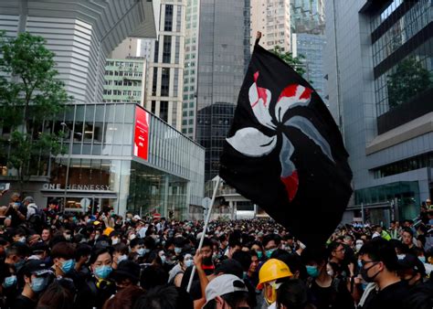 Iconic Black Flag Logo Gets The Hong Kong Protest Treatment - We Back ...