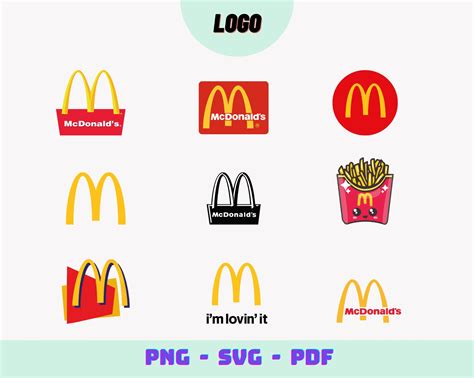 Mcdonald's Logo, Clipart, Stickers, Logo, Mccafe Logo, Svg,png Files ...