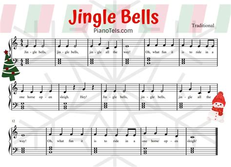 Jingle Bells Simple Piano