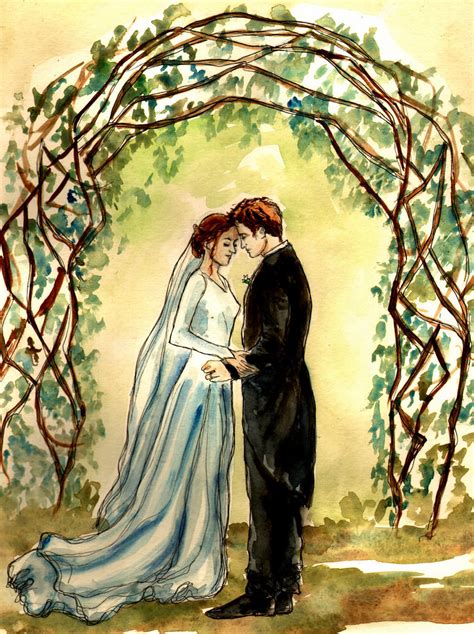 Breaking Dawn - Small Wedding Sketch by LittleSeaSparrow on DeviantArt