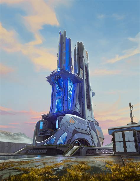 Futuristic Building Concept Art