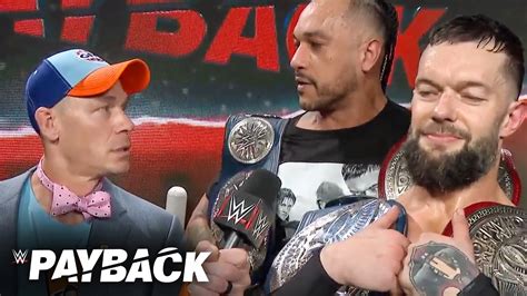 John Cena interviews The Judgment Day: WWE Payback 2023 highlights ...