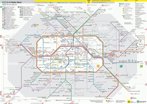 Berlin U-Bahn - Metro Map, Lines, Hours and Tickets | mapa-metro.com ...