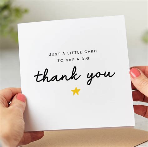 Big Thank You Card By Arrow Gift Co