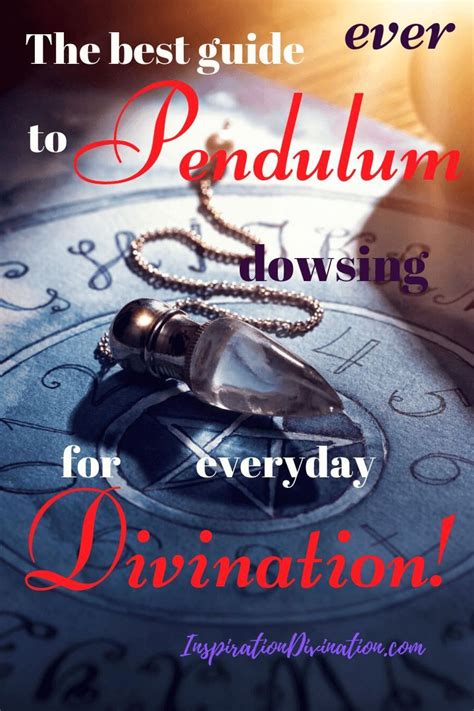 Pendulum Dowsing for Beginners - Divination Guide