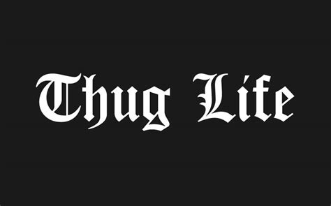 Thug Life Font Free Download - Fonts Bee