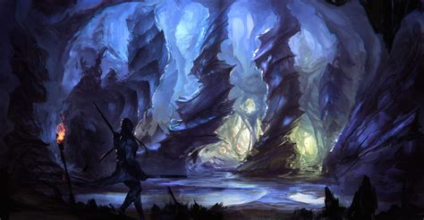 Concept Art: Cave by ESPj-o on DeviantArt