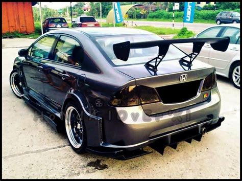 Modified Cars: modified black honda civic reborn