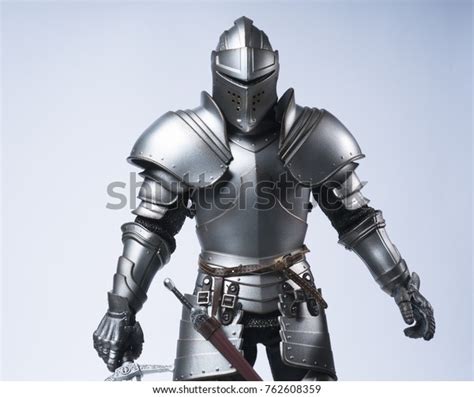 Knight Silver Armour Stock Photo (Edit Now) 762608359