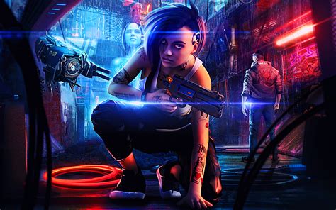 Download wallpapers 4k, Judy Alvarez, 3D art, Cyberpunk 2077, RPG, fan ...