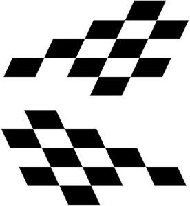 Stock Rally Car Racing Chequered Stickers/Decals | eBay