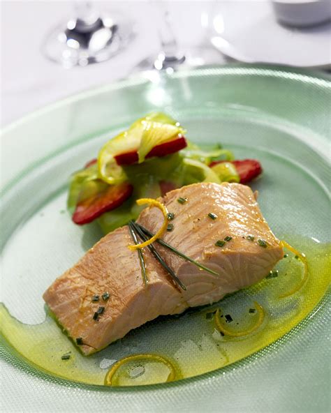 Poached Scottish Salmon - Salmon Recipes