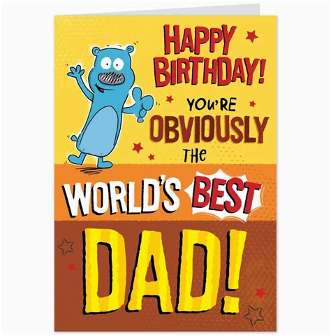 Dad Birthday Card Printable