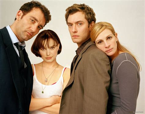 Julia Roberts, Jude Law, Natalie Portman & Clive Owen in Closer (2004 ...