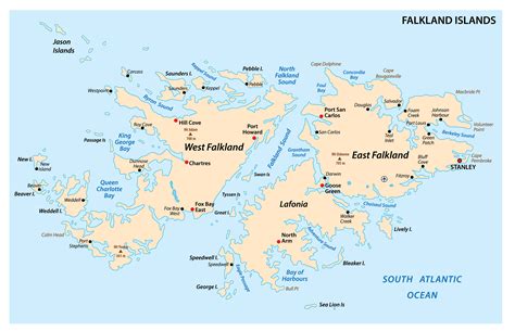 Falkland Islands War Map