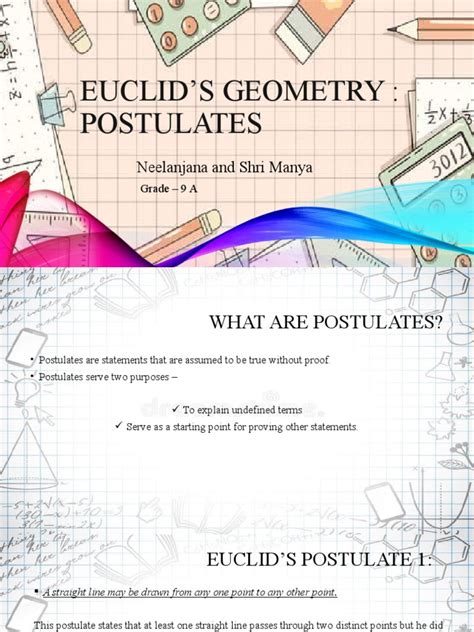 Euclids Geometry | PDF | Line (Geometry) | Euclidean Geometry