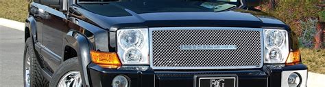 2006 Jeep Commander Custom Grilles - Billet, Mesh, LED, Chrome, Black