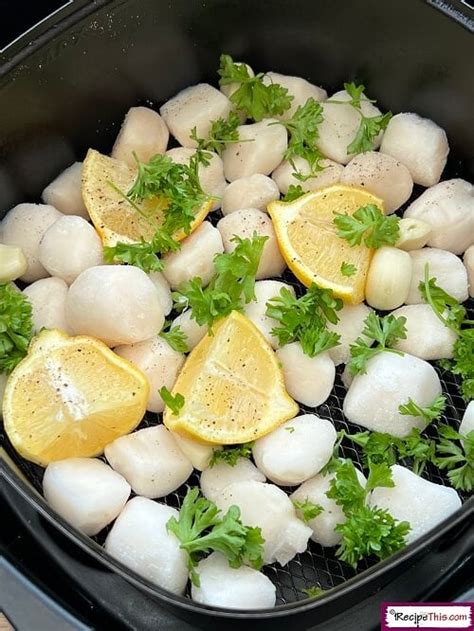 Air Fryer Frozen Scallops | Recipe This