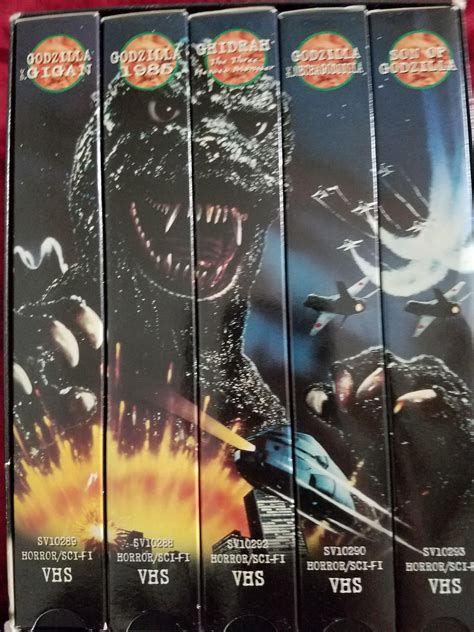 Godzilla VHS Tapes