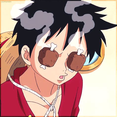 Luffy when he sees meat | One Piece Amino