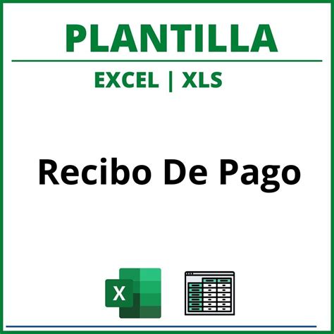 Recibo De Pago Para Imprimir Excel - Image to u