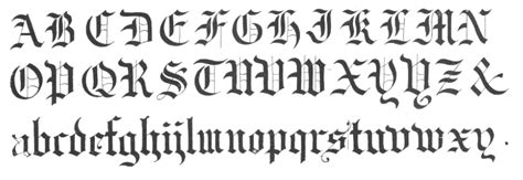 black letter capitals | Lettering, Black letter, Penmanship