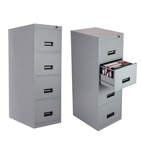 LAXMI KAPAT 4 Drawer Steel Filing Cabinet | Metal File Cabinet | Office ...