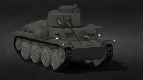 Panzer 38(t) Lt vz. 38 - 3D model by Rendy K (@RendyK) [456c7d3 ...