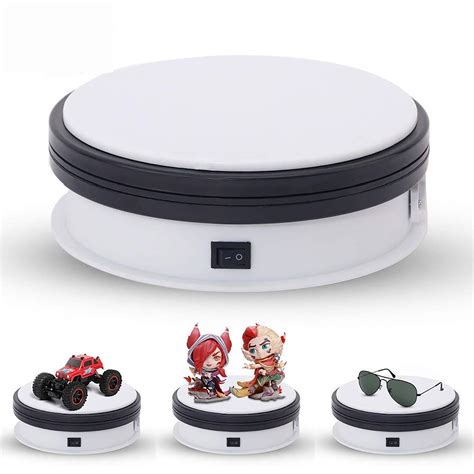 Yuanj Motorized Turntable Display, 360 Degree Electric Rotating Display ...