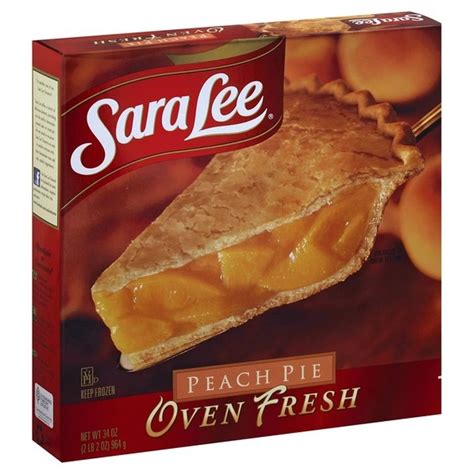 Sara Lee Peach Pie, 34 oz. (Frozen) (34 oz) - Instacart