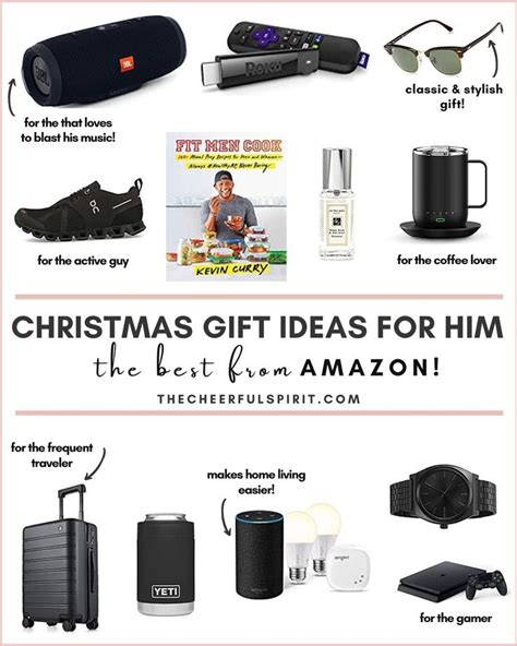 30+ Perfect Christmas Gift Ideas for Him - The Cheerful Spirit | Best ...