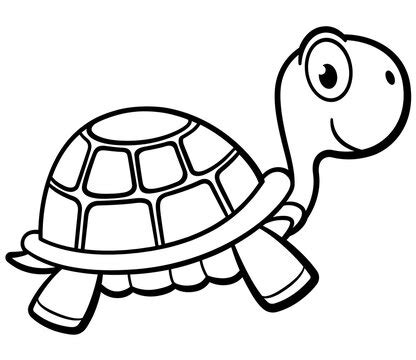 Turtle Outline Clipart