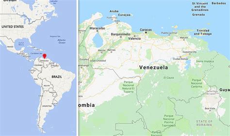 Venezuela earthquake map: Where is Venezuela - is it on the Ring of ...