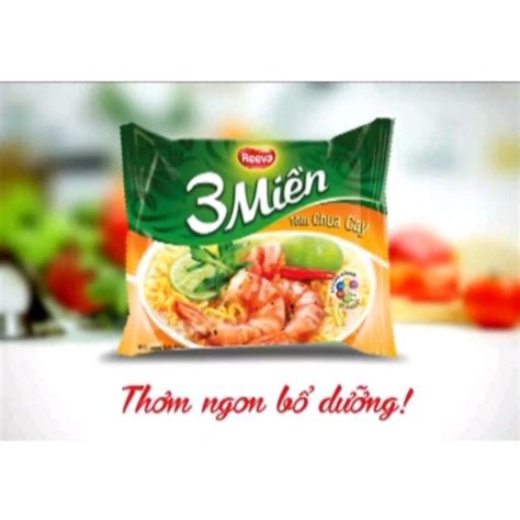 Mì Tôm Chua Cay 3 Miền 65g | Shopee Việt Nam