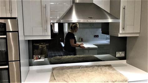 Royston Glass Splashbacks - Grey Mirror Glass Splashback – RoystonGlass