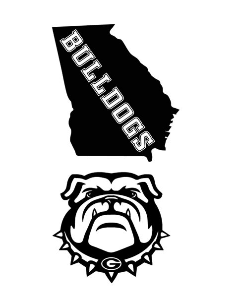 Georgia Bulldogs SVG - Free Georgia Bulldogs SVG Download - svg art ...