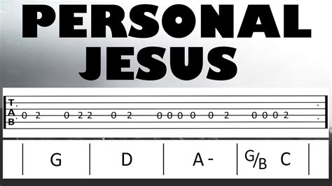 PERSONAL JESUS cover (Guitar Tab ) - YouTube