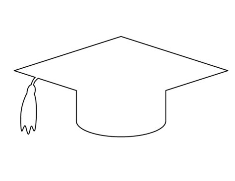 Graduation Cap Clipart Outline