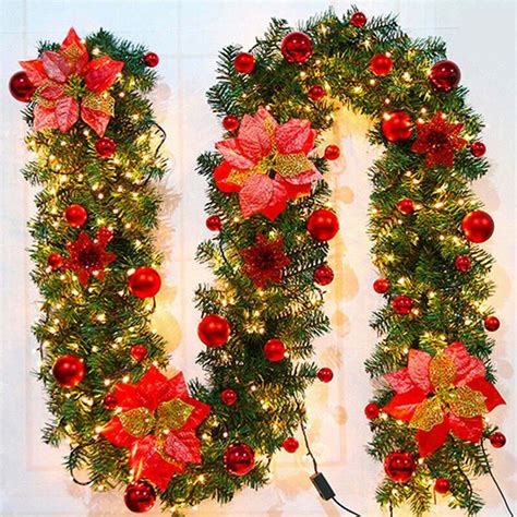 Christmas Garland With Lights - Photos All Recommendation